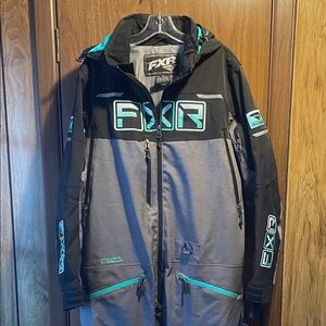 FXR Women's Black and Gray monosuit - no liner. Lite.